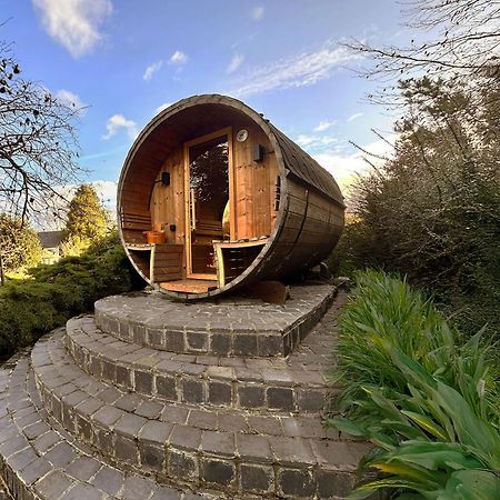 Wellness Tuin - Ultieme Partner Beleving - St Hubertus Suite Met Jacuzzi ,Openhaard, Prive Hottub En Prive Sauna In Jachthut Stijl هورست المظهر الخارجي الصورة